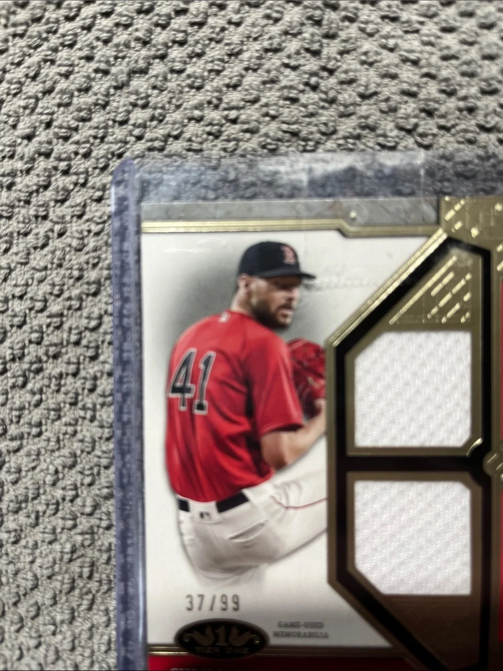2023 Tier One Chris Sale Game-Used Memorabilia 37/99 #TIR-CS